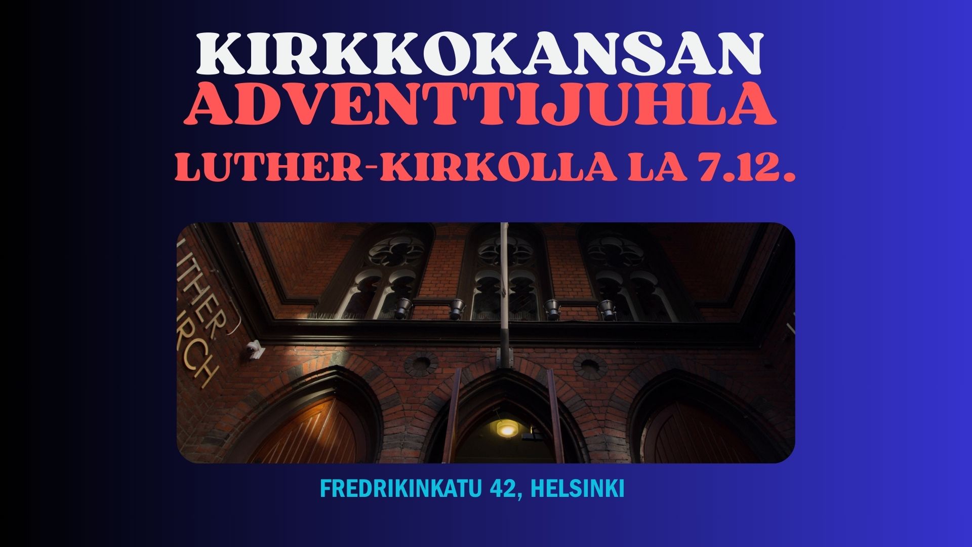 Featured image for “Kirkkokansan adventtijuhlan tallenteet”
